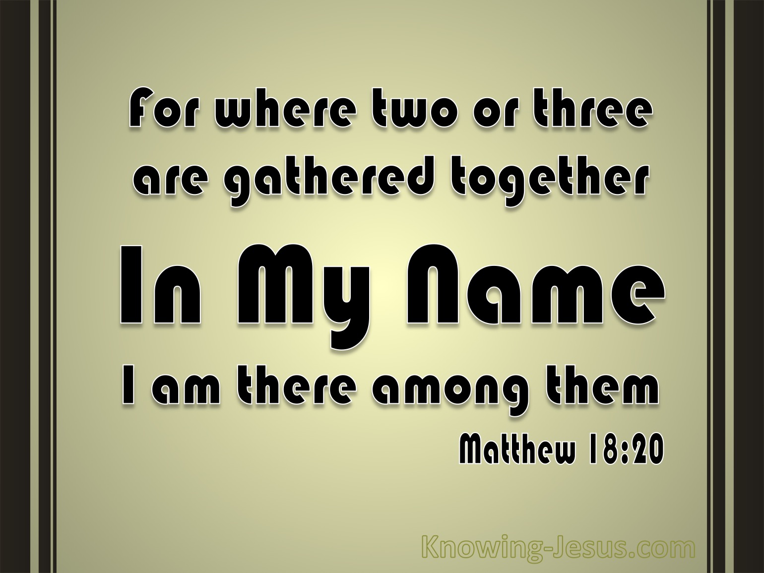 What Does Matthew 18:20 Mean?